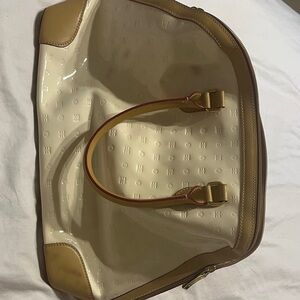 Arcadia Cream and Tan Tote Bag